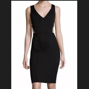 Zac Posen Vera Cut Out Sheath Dress Black Size 2